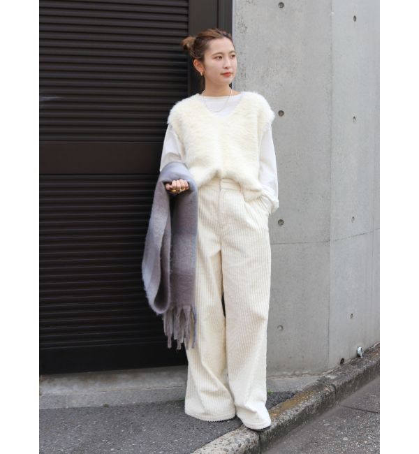 Ungrid「コーデュロイワイドパンツ」|その他|