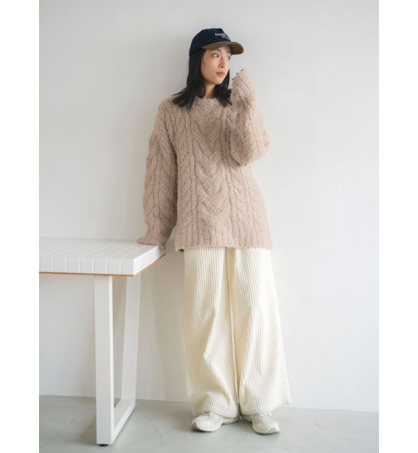 Ungrid「コーデュロイワイドパンツ」|その他|