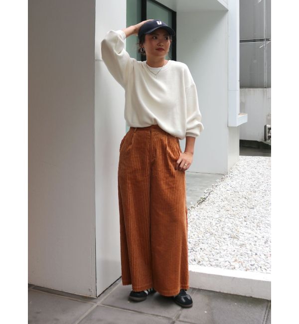 Ungrid「コーデュロイワイドパンツ」|その他|
