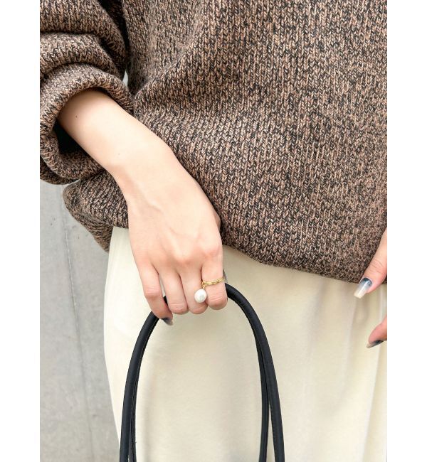 Ungrid「【chibi jewels別注】淡水パールマルチウェイリング」|リング|