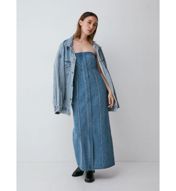 Ungrid「ビッグシルエットデニムジャケット」|ブルゾン・スタジャン|