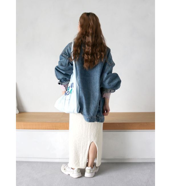 Ungrid「ビッグシルエットデニムジャケット」|ブルゾン・スタジャン|