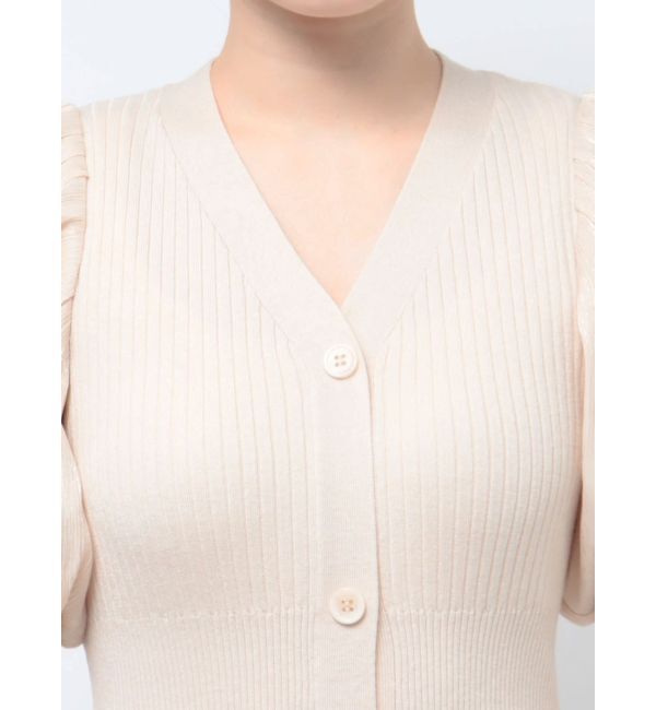 LAGUNAMOON「プリーツニットコンビワンピース」|ワンピース|