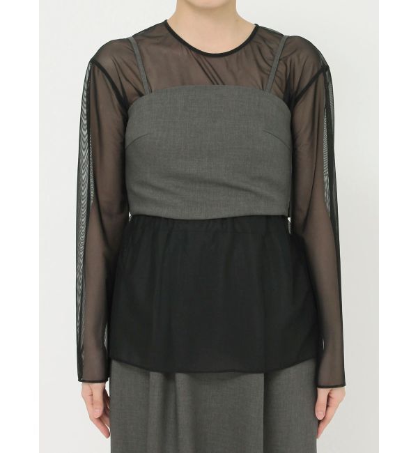 LAGUNAMOON「LADYシアーレイヤードセットアップドレス」|ドレス|