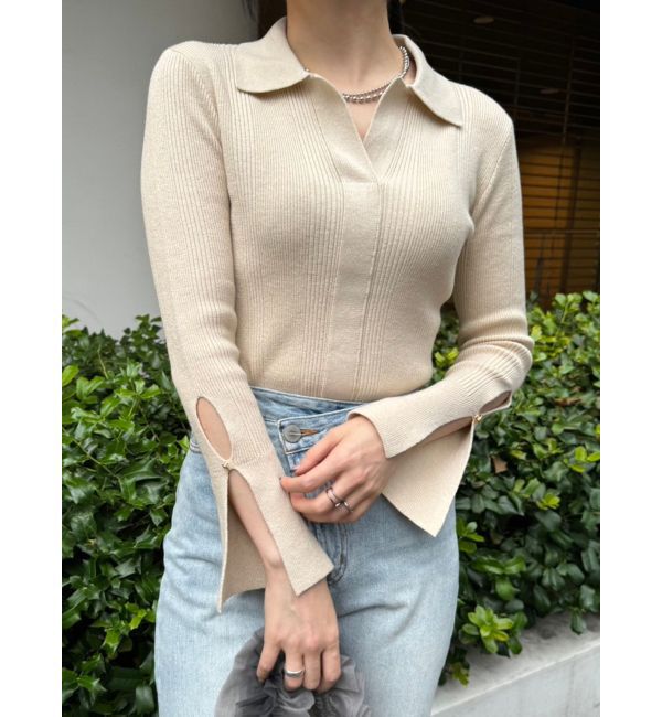 LAGUNAMOON「【WEB限定】カラーメランジニットプルオーバー」|ニット・セーター|アイボリー