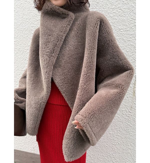 LAGUNAMOON「【REVIVAL】フェイクムートンスタンドカラーコート」|その他|