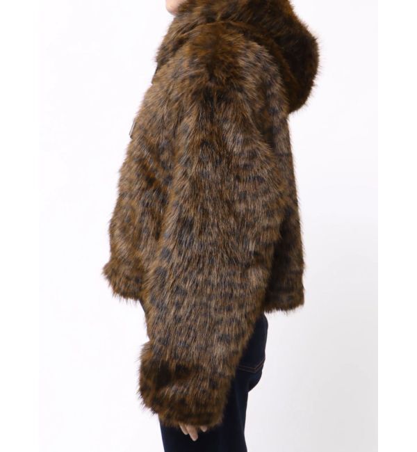 jouetie「ベルトフードファージャケット」|ブルゾン・スタジャン|