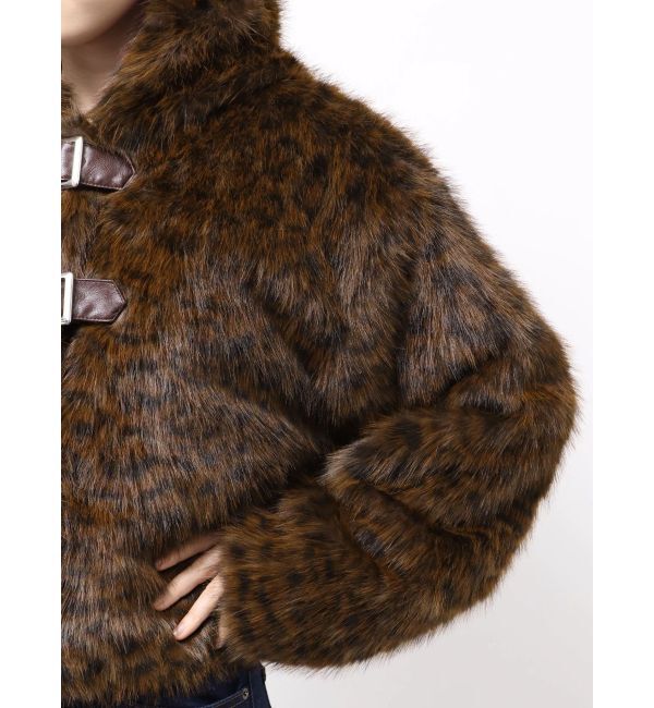 jouetie「ベルトフードファージャケット」|ブルゾン・スタジャン|