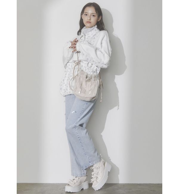 merry jenny「【再入荷】ribbonスパンコールポシェット」|ショルダー・メッセンジャー|