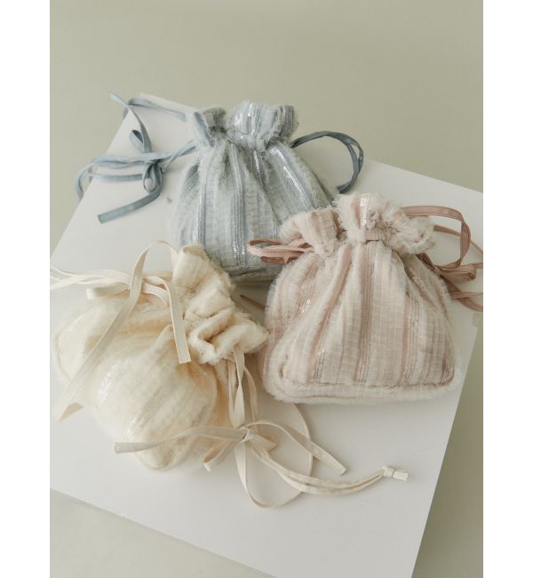 merry jenny「【再入荷】ribbonスパンコールポシェット」|ショルダー・メッセンジャー|