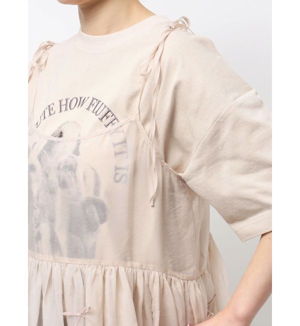 merry jenny「ribbonシアーレイヤードキャミワンピース」|ワンピース|