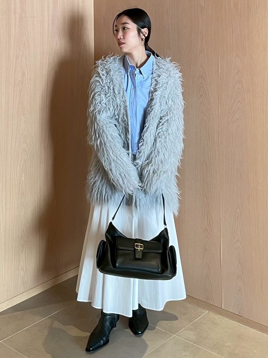 Mila Owen「【00サイズあり】ウエストゴムギャザーマキシスカート」|スカート|