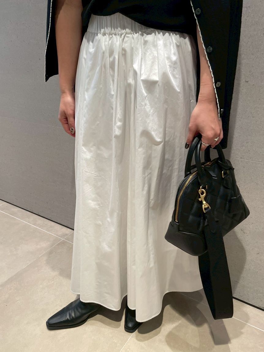 Mila Owen「【00サイズあり】ウエストゴムギャザーマキシスカート」|スカート|