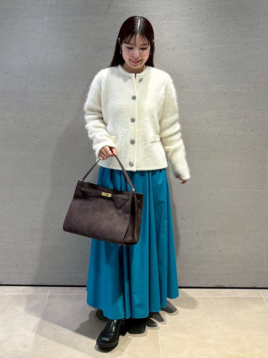 Mila Owen「【00サイズあり】ウエストゴムギャザーマキシスカート」|スカート|