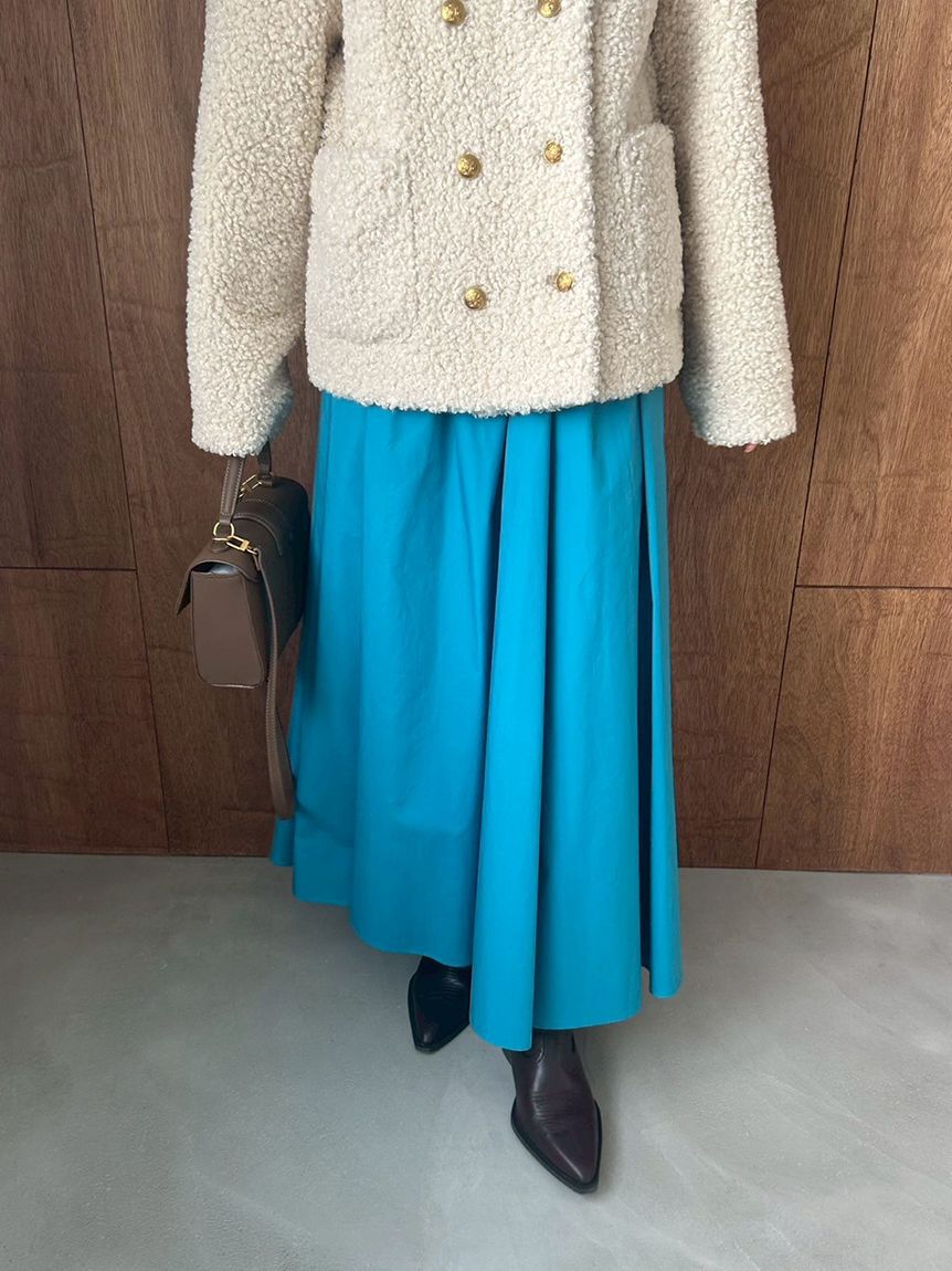 Mila Owen「【00サイズあり】ウエストゴムギャザーマキシスカート」|スカート|