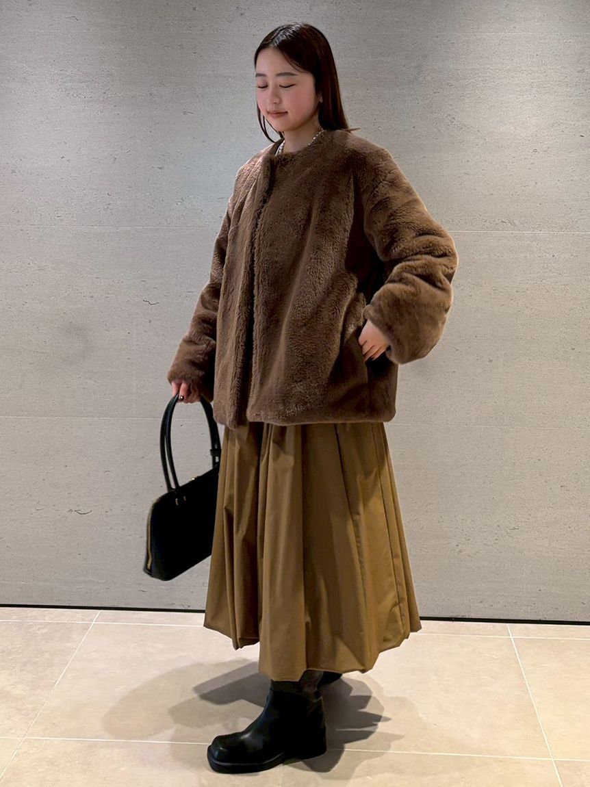 Mila Owen「【00サイズあり】ウエストゴムギャザーマキシスカート」|スカート|