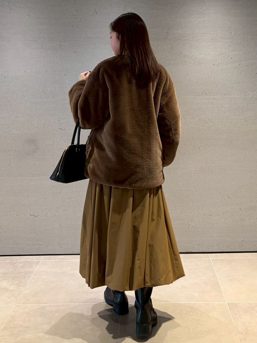 Mila Owen「【00サイズあり】ウエストゴムギャザーマキシスカート」|スカート|