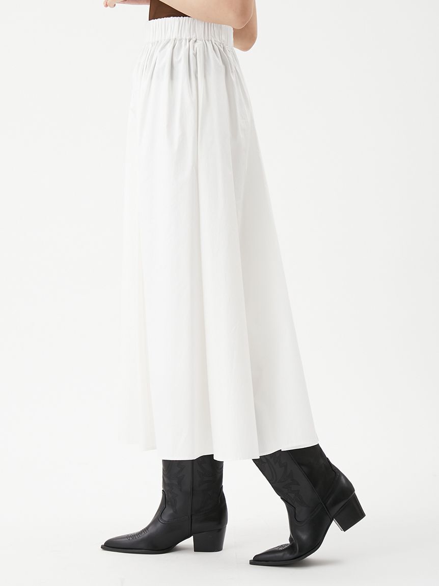 Mila Owen「【00サイズあり】ウエストゴムギャザーマキシスカート」|スカート|