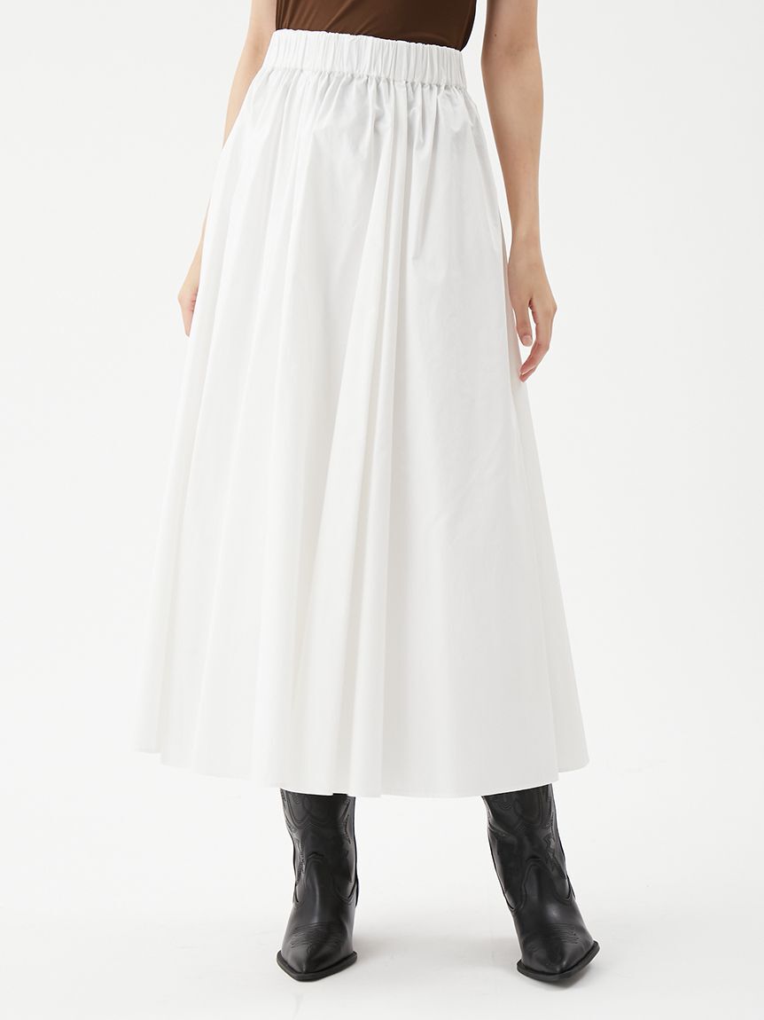 Mila Owen「【00サイズあり】ウエストゴムギャザーマキシスカート」|スカート|