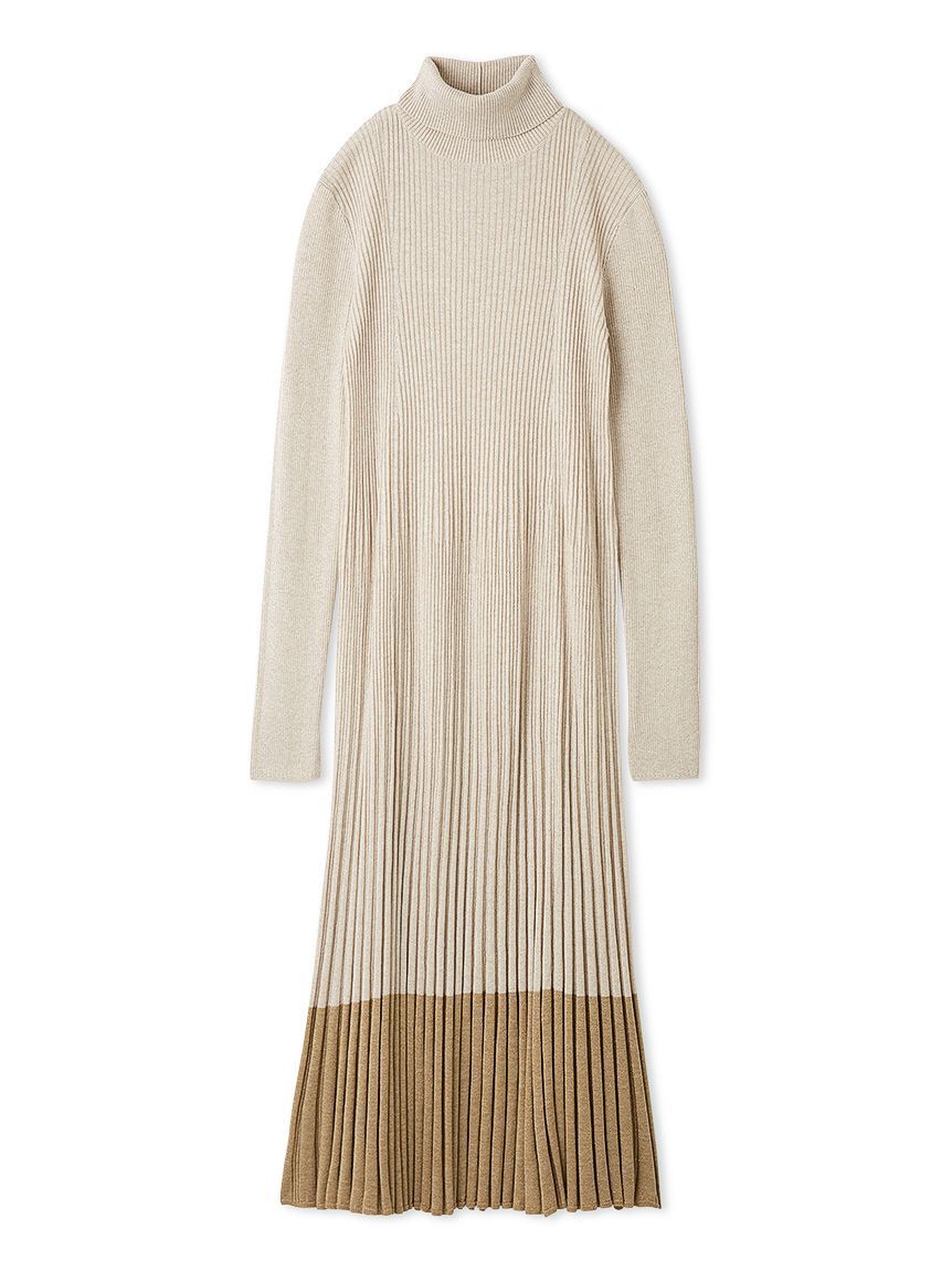 Mila Owen「タートルネックロングリブニットワンピース」|ワンピース|