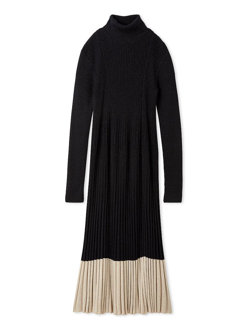 Mila Owen「タートルネックロングリブニットワンピース」|ワンピース|