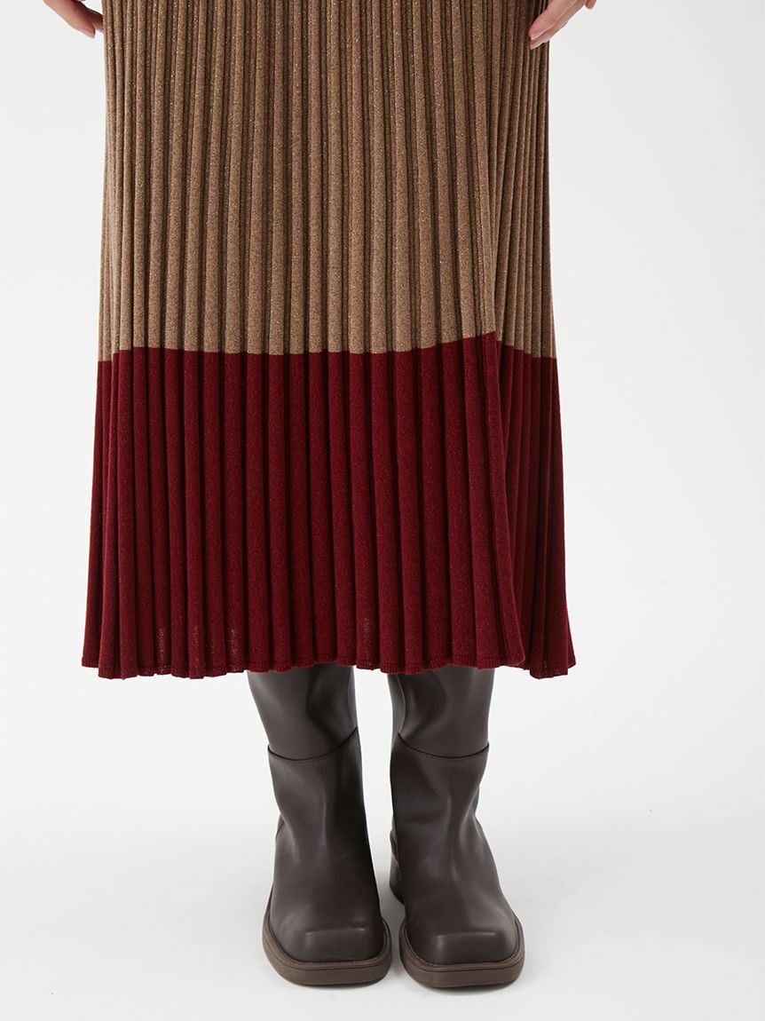 Mila Owen「タートルネックロングリブニットワンピース」|ワンピース|