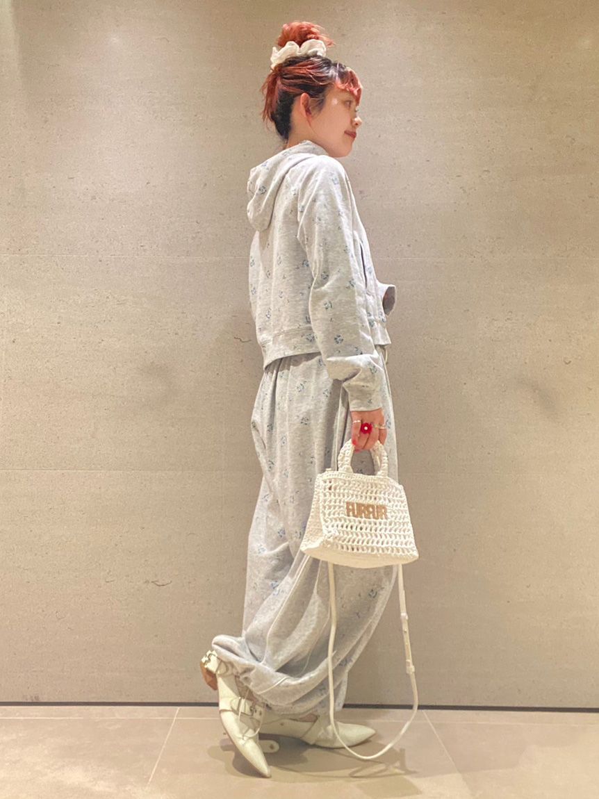 FURFUR「【限定カラー】フラワープリントスウェットワイドパンツ」|その他|