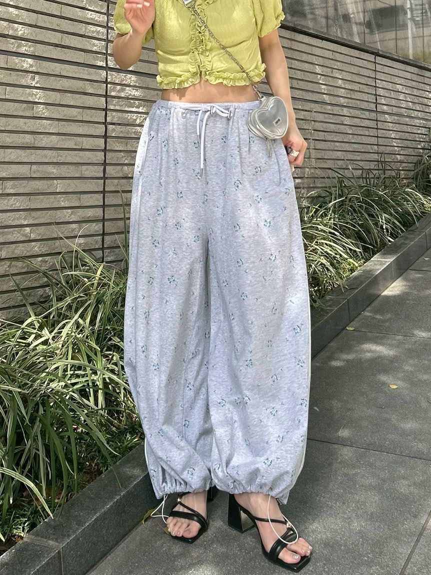 FURFUR「【限定カラー】フラワープリントスウェットワイドパンツ」|その他|