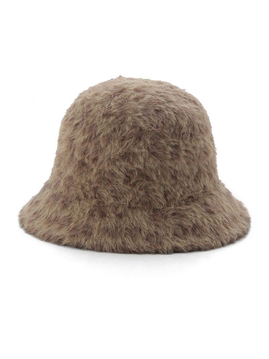 FURFUR「ロゴ刺繍エコファーバケットハット」|ハット|