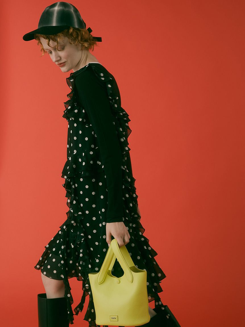 FURFUR「フリルキャミソールワンピース」|ワンピース|