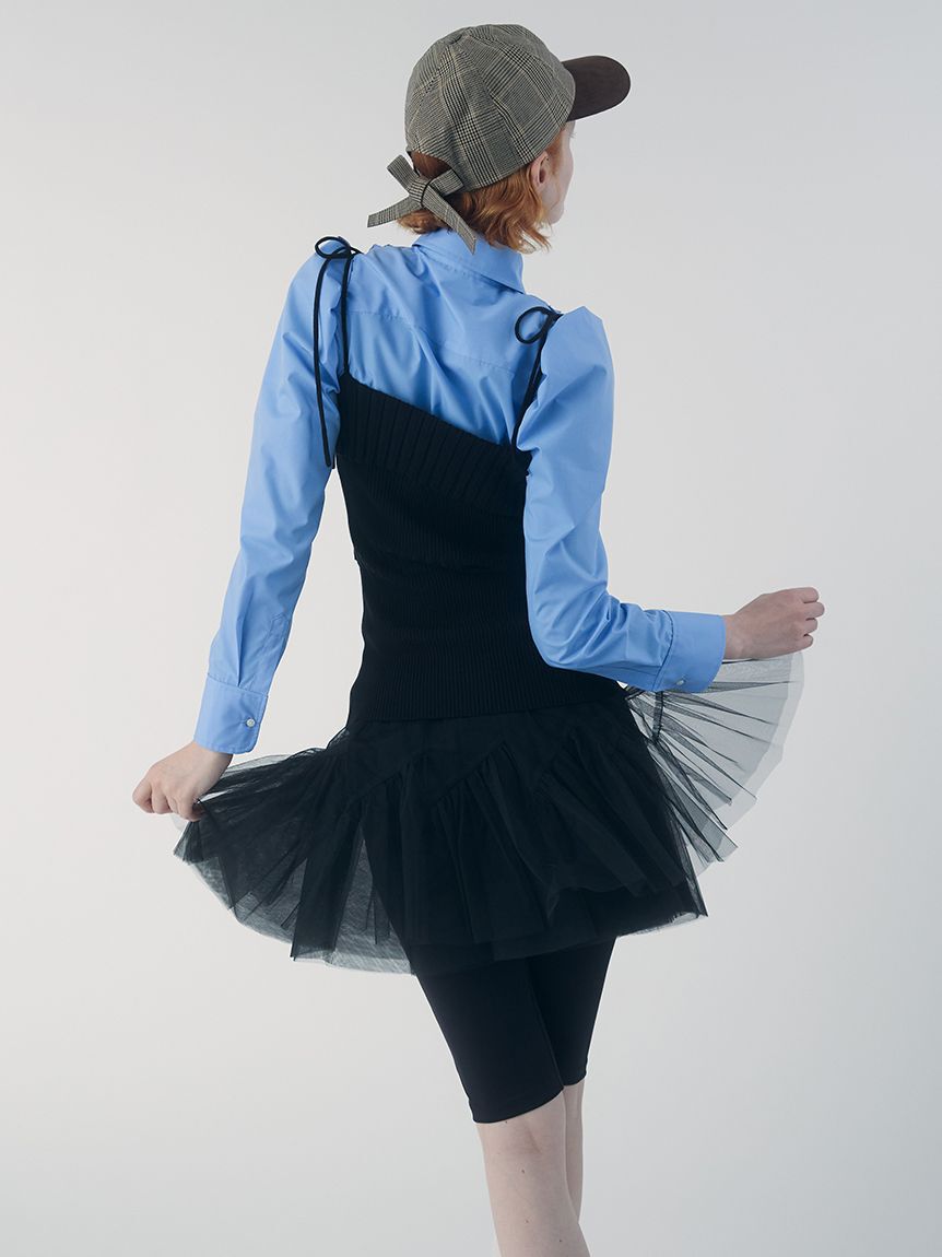 FURFUR「コンパクトパフスリーブシャツ」|シャツ・ブラウス|