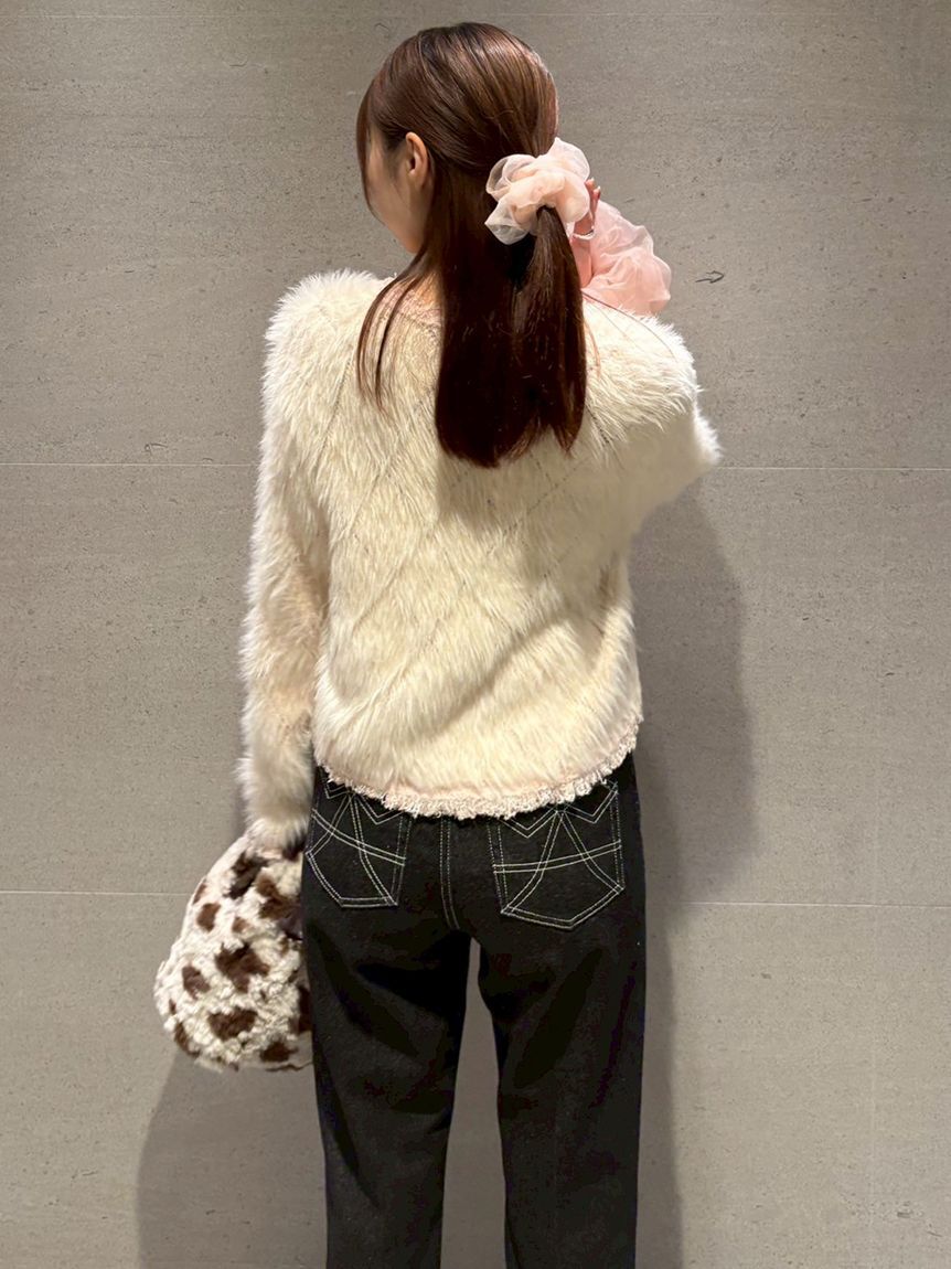 FURFUR「ボリュームオーガンジーシュシュセット」|ヘアバンド|