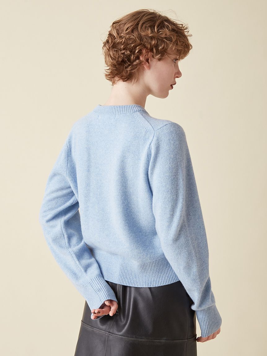 FURFUR「ロゴ刺繍クルーネックセーター」|ニット・セーター|