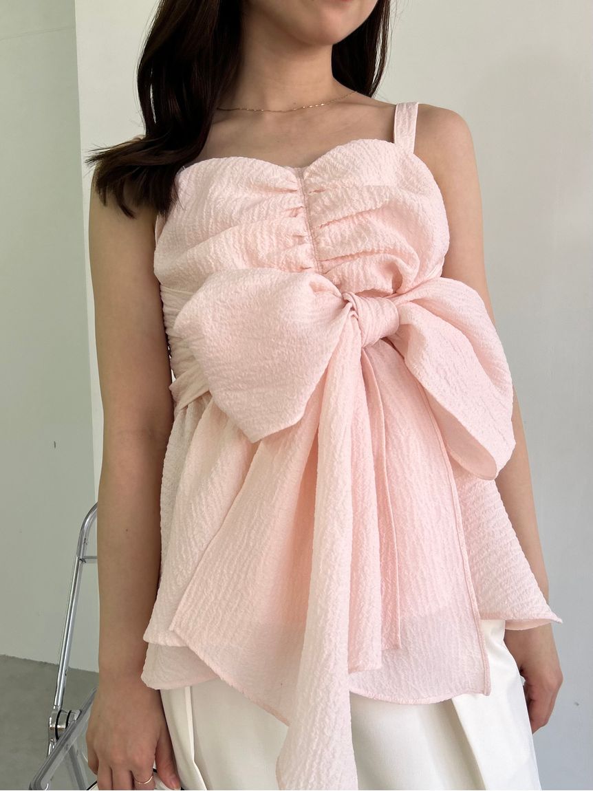 FRAY I.D「2wayリボントップス」|Tシャツ・カットソー|