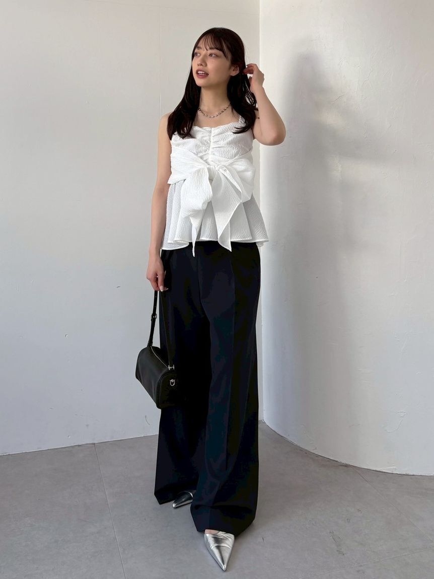 FRAY I.D「2wayリボントップス」|Tシャツ・カットソー|