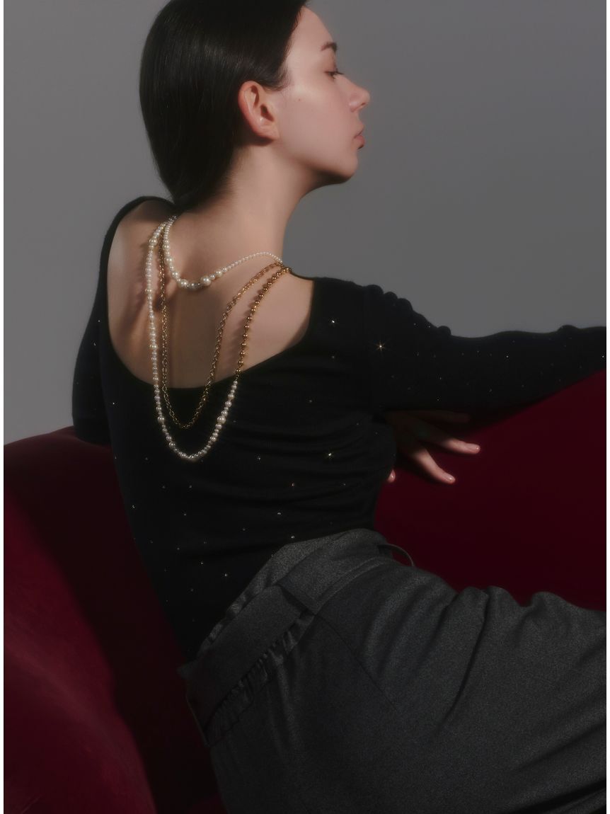 FRAY I.D「ビジュードットニットプルオーバー」|ニット・セーター|