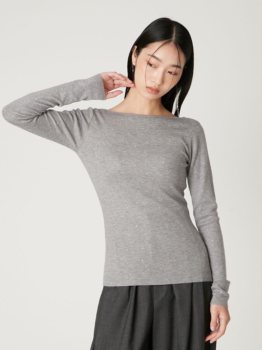 FRAY I.D「ビジュードットニットプルオーバー」|ニット・セーター|