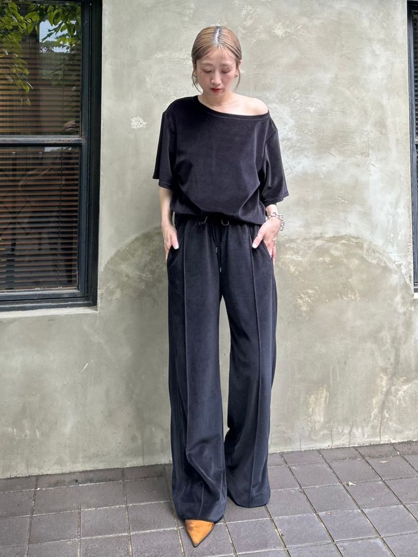 styling/「【WEB限定カラーあり】【セットアップ対応】ドローコードベロアパンツ」|その他|