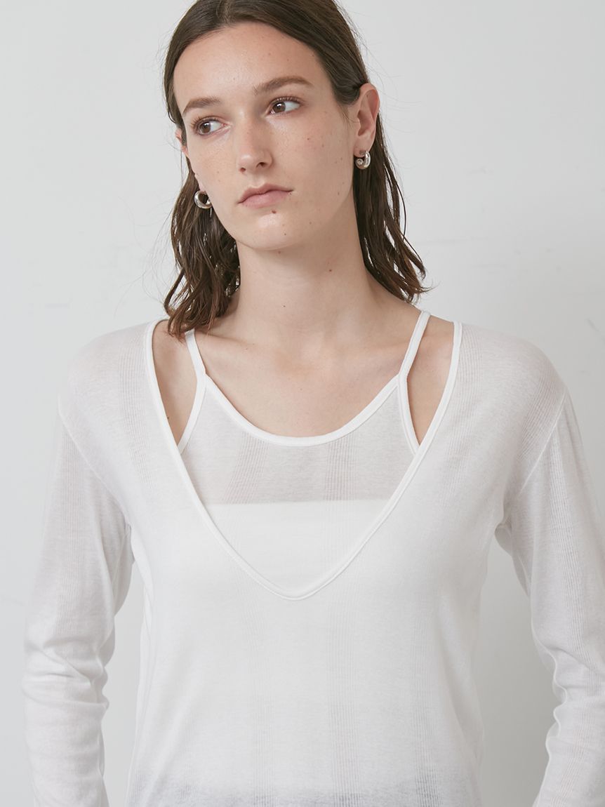 styling/「【MILLER&times;styling/】レイヤード2WAYトップ」|Tシャツ・カットソー|