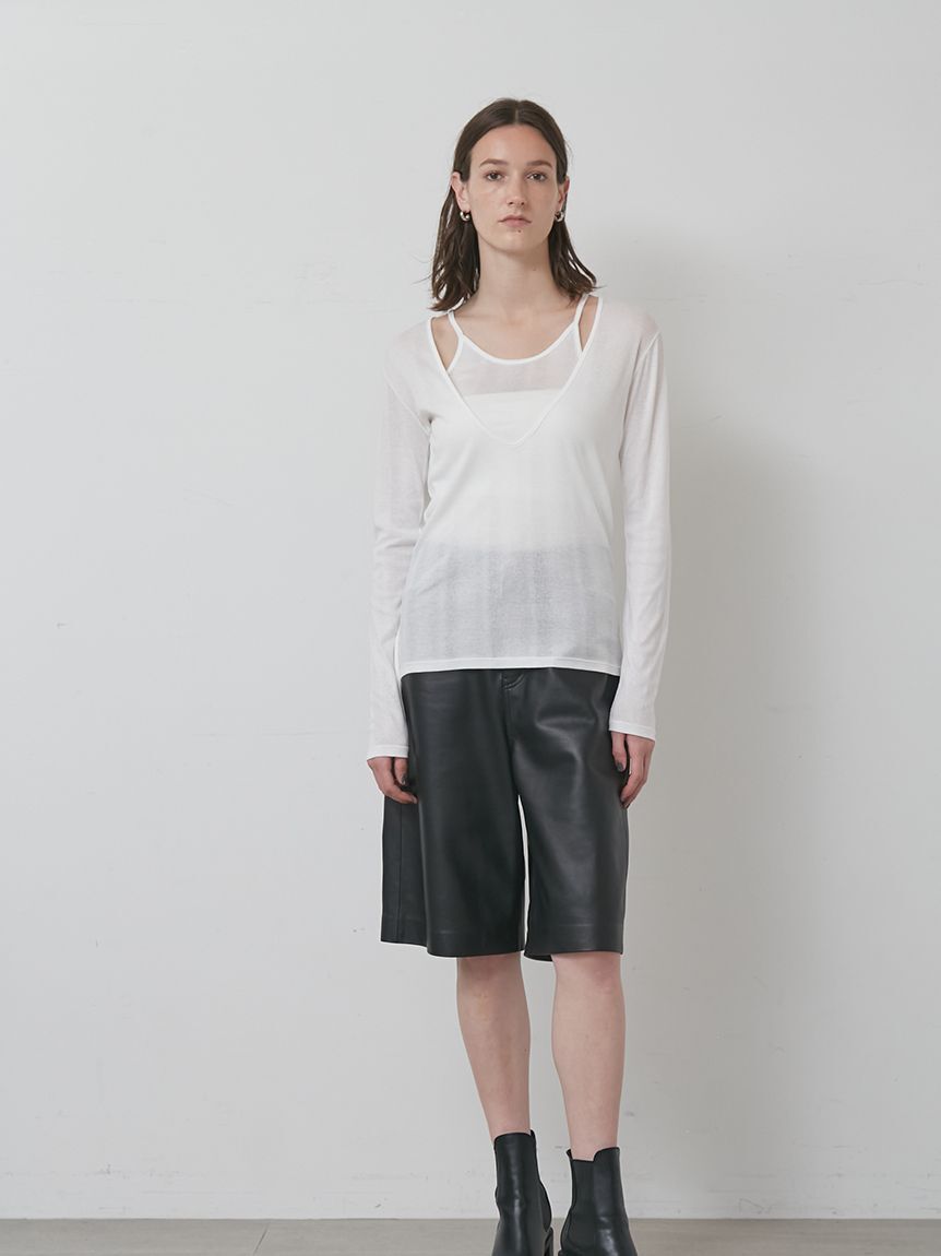 styling/「【MILLER&times;styling/】レイヤード2WAYトップ」|Tシャツ・カットソー|