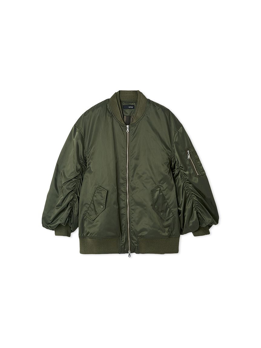 styling/「【セットアップ対応】ナイロンフライトジャケット」|ブルゾン・スタジャン|