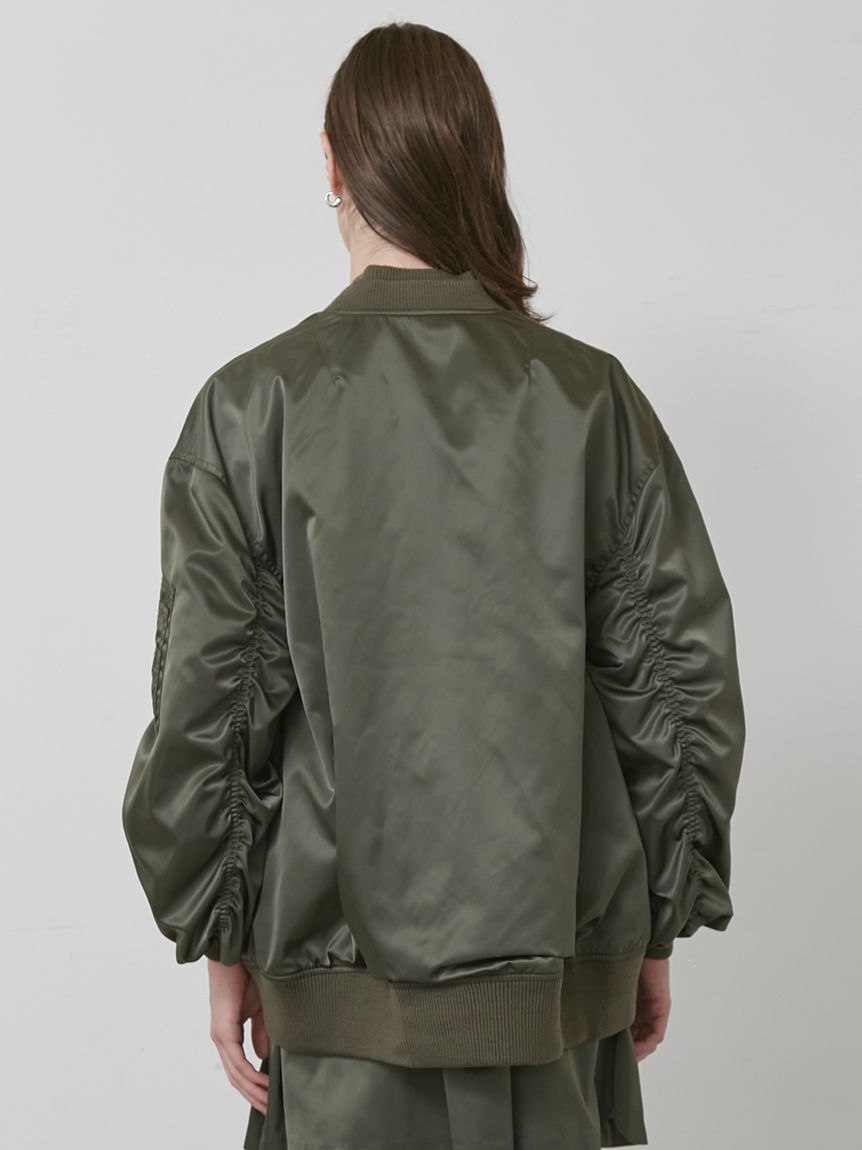 styling/「【セットアップ対応】ナイロンフライトジャケット」|ブルゾン・スタジャン|