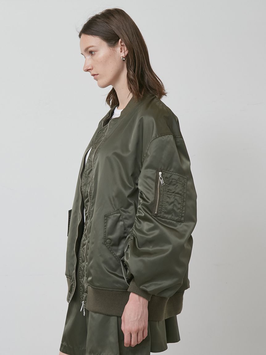 styling/「【セットアップ対応】ナイロンフライトジャケット」|ブルゾン・スタジャン|