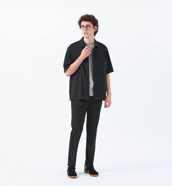 MACKINTOSH PHILOSOPHY「ドライフラットストレッチ ハイパーストレッチメッシュ オーバーサイズシャツ」|シャツ・ブラウス|