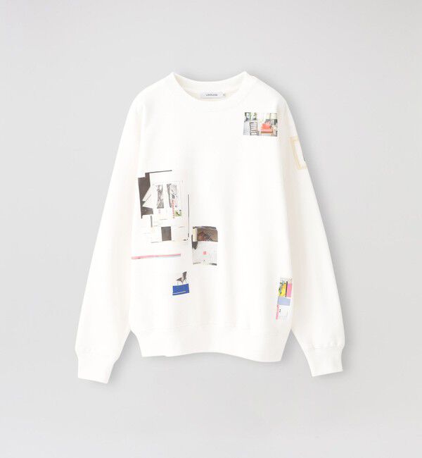  「【Collage Print Sweatshirt ＂artwork by Shohei Yoshida】WOMEN コラボレーション スウェット」|Tシャツ・カットソー|ホワイト