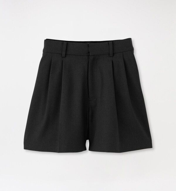  「タックショートパンツ」|その他|ブラック