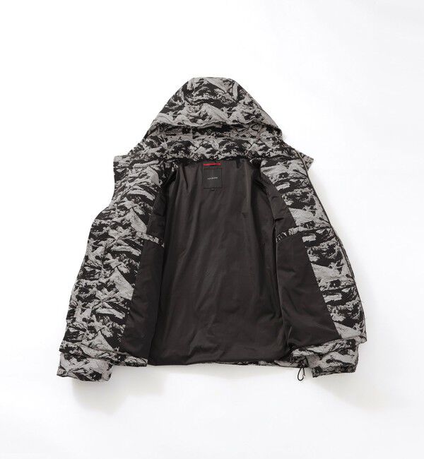  「ジャカードフーディーダウン」|ブルゾン・スタジャン|