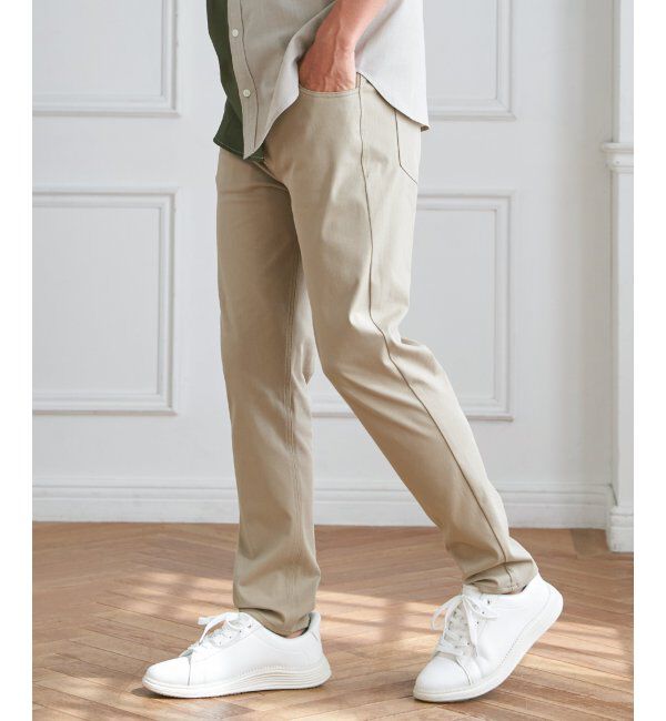 ikka「【雑誌MonoMax4月号掲載】GOKU楽 EASY STRETCH イージーストレッチ 5Pパンツ」|その他|