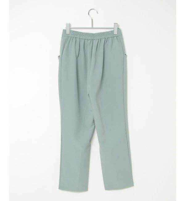 IKKA LOUNGE「テーパードタックパンツ」|スラックス|