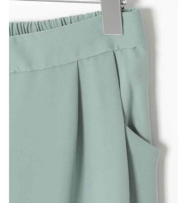 IKKA LOUNGE「テーパードタックパンツ」|スラックス|